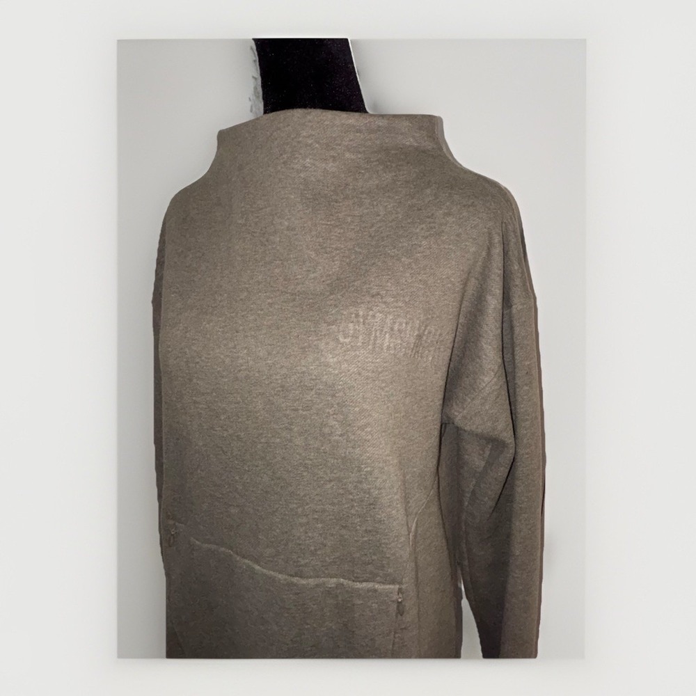 Gymshark Women's So Soft Jumper Sweatshirt Pullover Funnel Neck Green Size Small